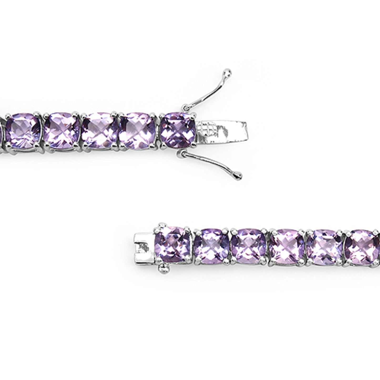 Amethyst Bracelet 28.7 Carats Sterling Silver
