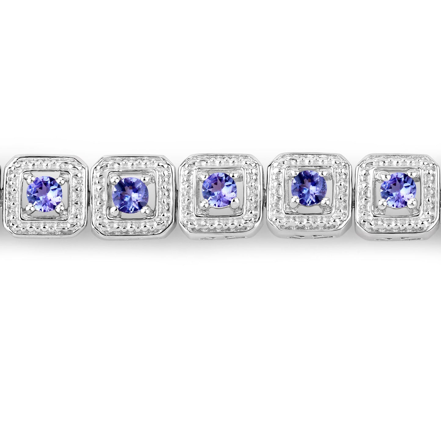 Tanzanite Bracelet 1.08 Carats Sterling Silver