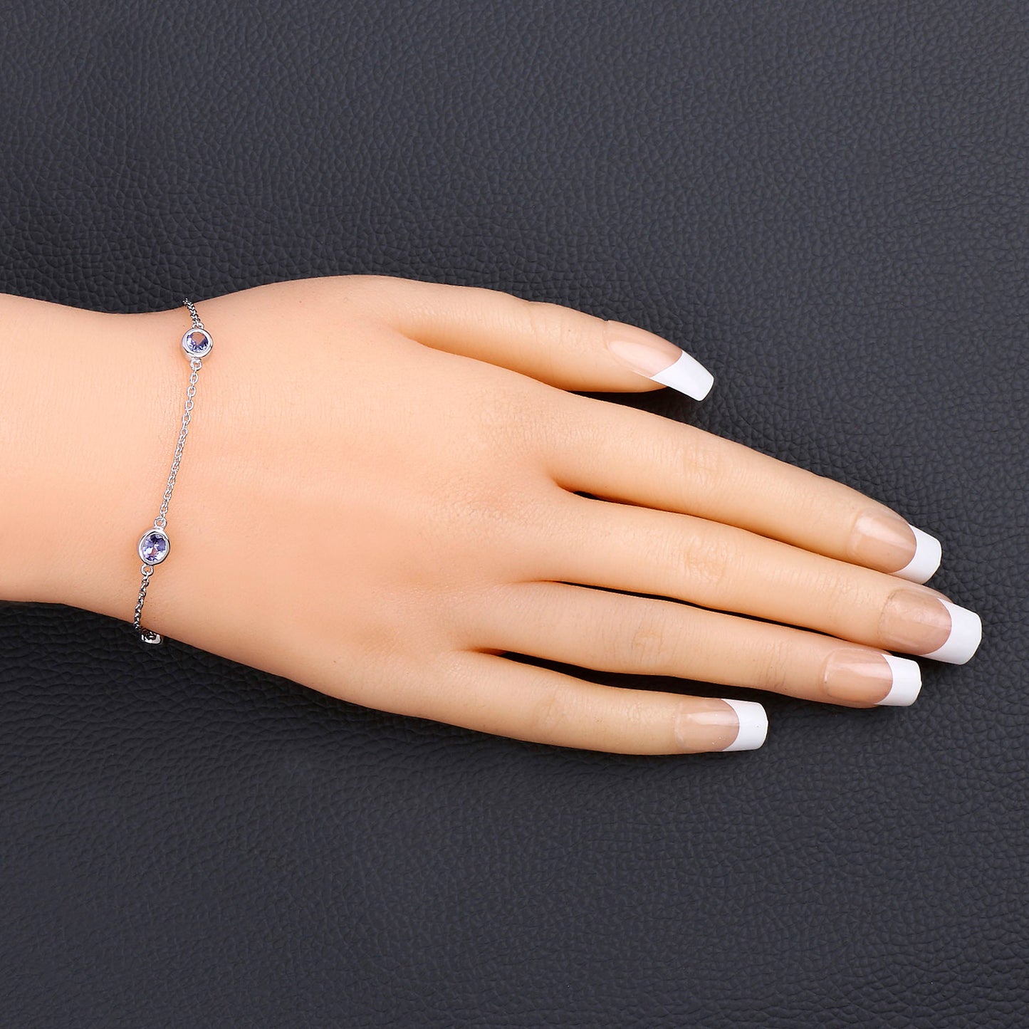Tanzanite Bracelet 1.64 Carats Sterling Silver