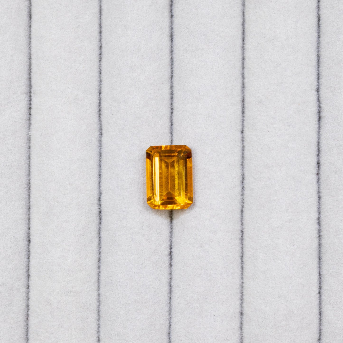Natural Citrine 6.83 Carat Emerald Cut Loose Gemstone