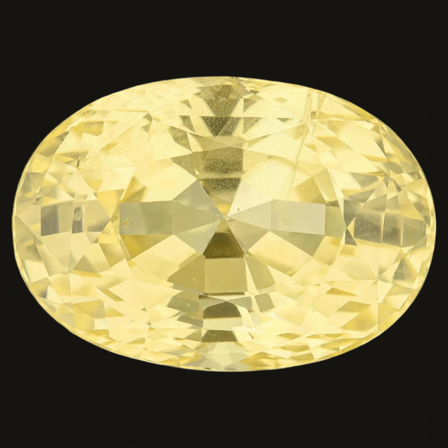 GIA Certified 9.69 Carat Natural Unheated Ceylon Yellow Sapphire