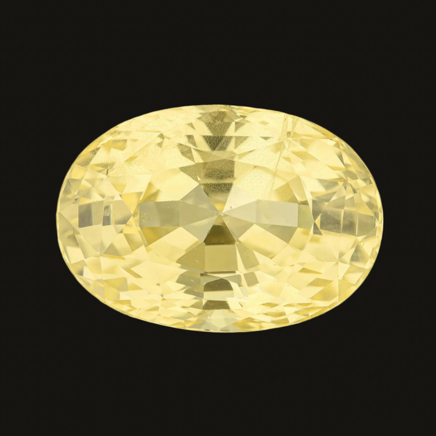 GIA Certified 9.69 Carat Natural Unheated Ceylon Yellow Sapphire