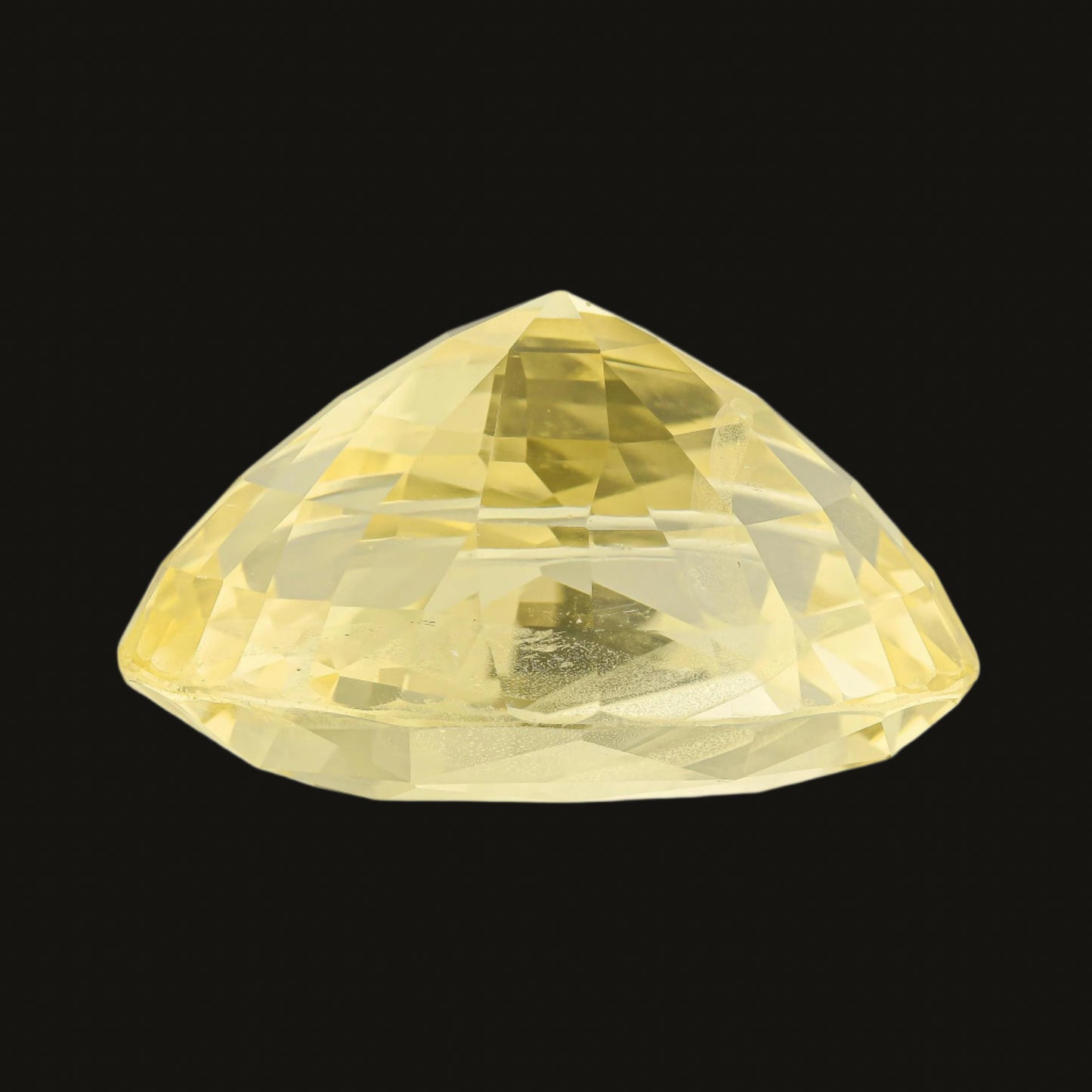 GIA Certified 9.69 Carat Natural Unheated Ceylon Yellow Sapphire