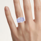Tanzanite Ring 1.56 Carats Sterling Silver