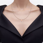 Morganite Flower Pendant With Diamonds 0.74 Carats 14K Rose Gold