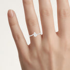 Diamond Ring 0.48 Carats 14K White Gold