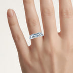 Blue Topaz Ring 2.48 Carats Sterling Silver