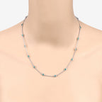 Emerald Necklace 1.78 Carats Sterling Silver