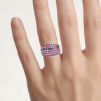 Ruby Ring 2.3 Carats Sterling Silver