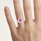 Ruby Ring With Diamonds 2.78 Carats 18K Yellow Gold