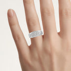 Diamond Ring 0.2 Carats Sterling Silver