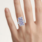 Tanzanite Ring 2.48 Carats Sterling Silver