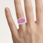 Ruby Ring 2.72 Carats Sterling Silver