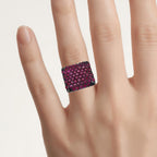 Ruby Ring 2.82 Carats Sterling Silver