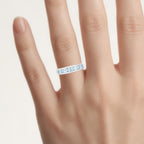 Blue Topaz Ring 0.94 Carats Sterling Silver