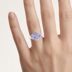 Tanzanite Ring 1.6 Carats Sterling Silver