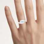 Blue Topaz Ring 0.7 Carats Sterling Silver
