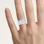 Multicolor Topaz Ring 2.26 Carats Sterling Silver