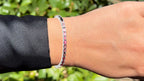 Multicolor Tourmaline Tennis Bracelet 11.1 Carats Sterling Silver