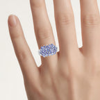 Tanzanite Ring 2.02 Carats Sterling Silver