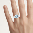 Multicolor Topaz Ring 4.24 Carats Sterling Silver