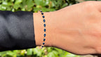 Natural Blue Sapphire Bracelet With Diamonds 5.36 Carats 14K Yellow Gold