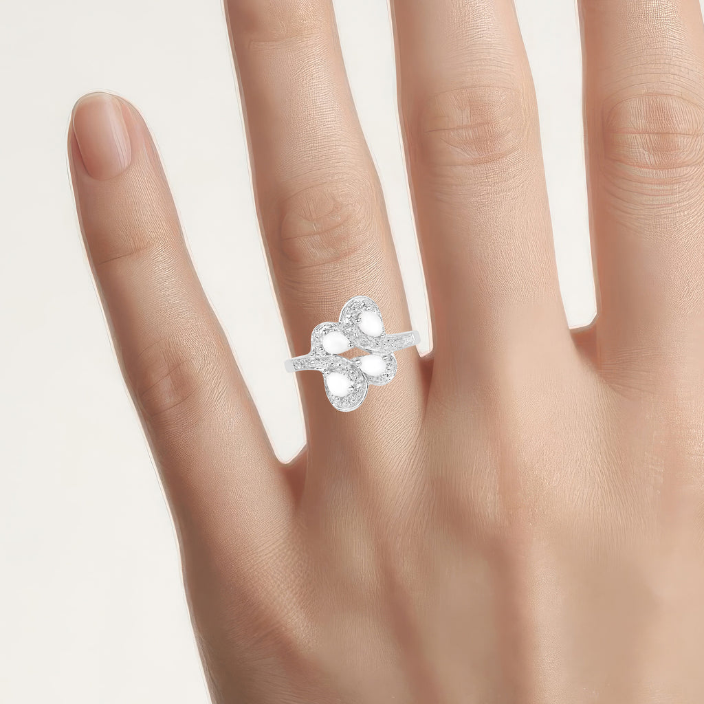 Opal Ring 0.58 Carats Sterling Silver