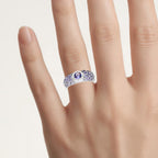 Tanzanite Ring 1.38 Carats Sterling Silver