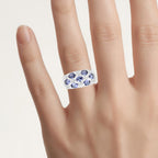 Tanzanite Ring 2.3 Carats Sterling Silver