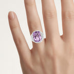 Amethyst Ring 10 Carats Sterling Silver