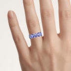 Tanzanite Ring 2.64 Carats Sterling Silver