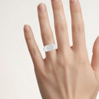 Diamond Ring 0.26 Carats Sterling Silver