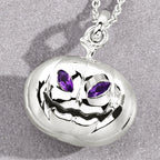 Amethyst Pumpkin Pendant 0.12 Carats Sterling Silver