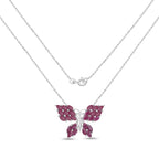 Ruby Pendant 3.1 Carats Sterling Silver