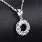 Diamond Pendant 0.28 Carats 14K White Gold