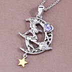 Tanzanite Witch Pendant 0.18 Carats Sterling Silver