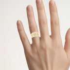 Multicolor Sapphire Ring 1.6 Carats Gold Plated Silver