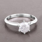 Diamond Ring 1 Carats 14K White Gold
