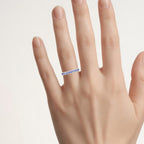 Tanzanite Ring 1.68 Carats Sterling Silver