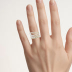 Yellow Diamond Ring 0.82 Carats Sterling Silver