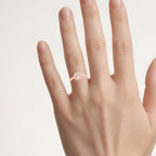 Morganite Ring With Diamonds 0.46 Carats 14K Rose Gold