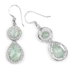 Aquamarine Earrings 11.7 Carats Sterling Silver