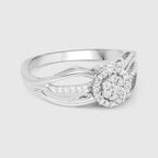 Diamond Ring 0.2 Carats 14K White Gold