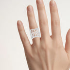 Diamond Ring 0.24 Carats Sterling Silver