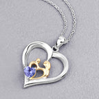 Tanzanite Mom Pendant 0.44 Carats Sterling Silver