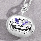 Tanzanite Jack-o'-Lantern Pendant 0.14 Carats Sterling Silver