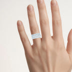 Multicolor Topaz Ring 2.26 Carats Sterling Silver