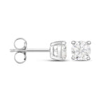 Diamond Stud Earrings 1 Carats 14K White Gold