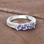 Tanzanite Ring 1.1 Carats Sterling Silver