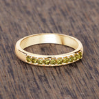 Yellow Diamond Ring 0.26 Carats 14K Yellow Gold